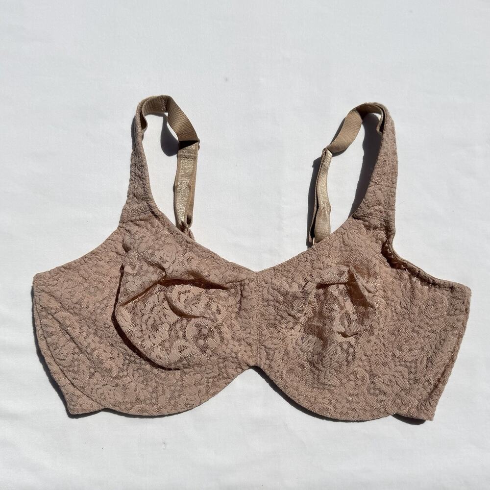 Wacoal Halo Lace Underwire Bra 36DD Beige 65547